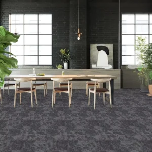 Commercial Modern Hotel Carpet Tiles High Traffic Office Carpet Tiles Fire Resistant Dark Grey Tufted Carpet Tiles
