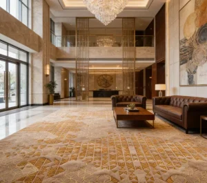 Commercial Modern Luxury Removable PET Friendly Non-Slip Square Carpet Tiles with PVC Backing for Office & Hotel Use