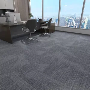 Commercial Modern Office Carpet Tiles Anti Slip Custom Modular Flooring for Hotel Office Removable Decoration Carpet Tile