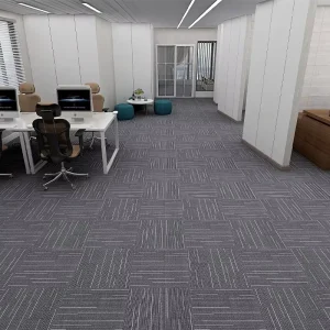 Commercial Modern Office Floor Office Carpet Tiles 50×50 for Factory Direct PVC Backing Carpet Tile