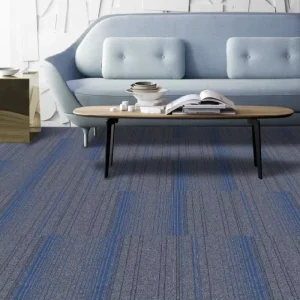 Commercial Modern Office Light Green Machine Made Tufted Eco-Friendly Stain Resistant Carpet Tiles 50×50