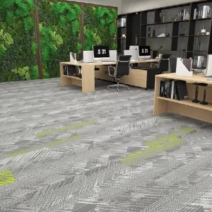 Commercial Modular Office Flooring Carpet Tile for Door Space Decor Durable Modern Modular Carpet for Home Use