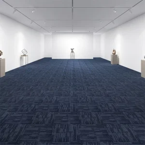 Commercial Office Carpet Tiles Polypropylene Loop Pile PET Friendly Antimicrobial Stain Resistant Non Slip Washable Carpet