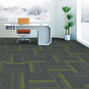 Commercial Office Flooring Grey Thick Carpet Tiles 50×50 Self Adhesive Polypropylene Carpet Square Tiles