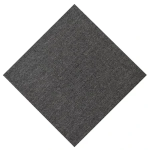 Commercial Office Modular Rectangular PP Polypropylene Bitumen Gray Black Carpet Tiles 50*50cm