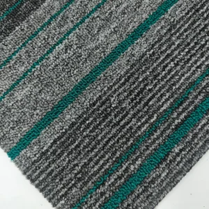 Commercial Polypropylene Carpet Tiles Bitumen Backing Loop Pile Anti Slip Washable Office Rectangle Floor Carpets