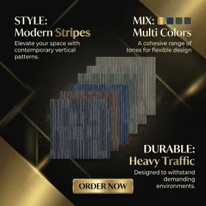Commercial Square Carpet Tiles Polypropylene Office Carpet Tile Bitumen Backing Pet Friendly Stain Resistant Non Slip Carpet