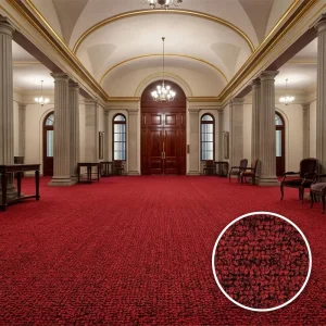 Commercial Wall Wall Hotel Carpet High Quality Luxury PP Woven Jacquard Modern Customizable Non Slip Stain Resistant Plush Pile