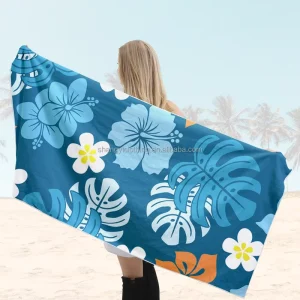 Compact Personalized Sand Free Swim Summer Microfiber Towel for Beach Personalized Beach Towel on Vacation