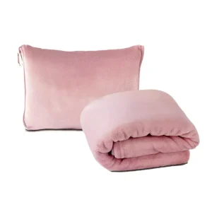 Compact Soft Travel Blanket with Zipper Bag