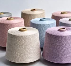 Competitive Price 100% Polyester 32S Ring Spun Yarn High Strength Eco Friendly for Socks Machine Knitting