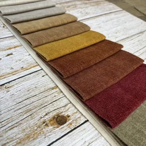 Competitive Price 100% Polyester Classic Sofa Fabric Eco Friendly Linen like Sofa Cloth Nora