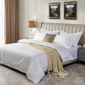 Complete Range Hotel White Bed Sheets for Sale China White 200Gsm 100% Egyptian Cotton Bedsheets Bed Sheets