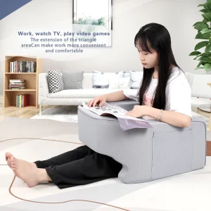 Compressed Ergonomic Design Memory Foam Reading Pillow Bed Rest Living Room Home Relaxing Playing Game Pillow for Gaming