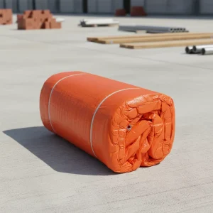 Concrete Curing Blanket Cover Waterproof Heavy Duty PE Tarpaulin Coated Woven Insulated Foam Core Home Textile Construction