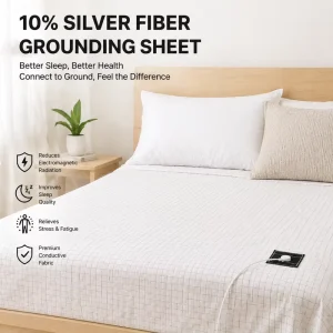 Conductive 90% Cotton with 10% Silver Fibers Grounding Bed Sheet