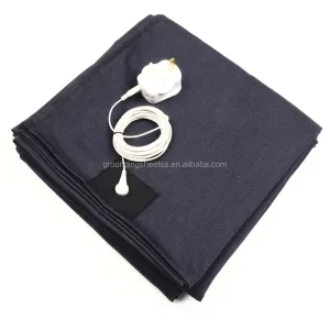 Conductive Bed Sheet Grounding Sheets Stainless Steel Fiber Soft Breathable Anti Static Durable OEM Supplier