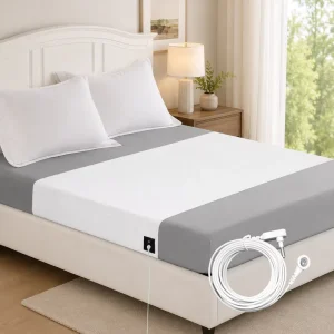 Conductive Grounding Sheet Cord 90% Organic Cotton 10% Silver Fiber Earth Connected Sleep Support Fits All Mattresses Reduces