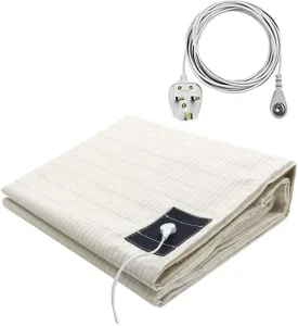 Conductive Grounding Sheets Grounding Flat Sheet 100% Cotton Earthing Bed Sheet Grounded Bedding Set
