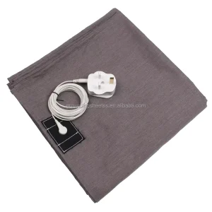 Conductive Grounding Sheets Stainless Steel Bed Sheet Anti Static Fabric Long Lasting Breathable OEM Factory Supply