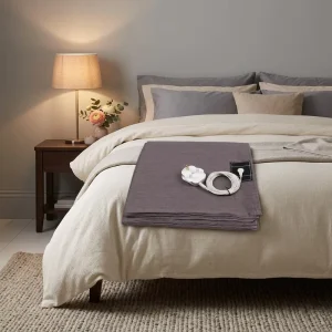 Conductive Stainless Steel Fiber Grounding Sleep Sheet Soft Cotton Bedding for Daily Sleeping