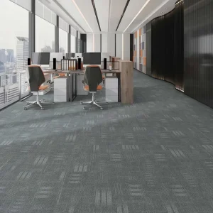 Conference Room Nylon Carpet Tiles Flooring Interlocking Photo Print on Carpet Tile for Office Floor