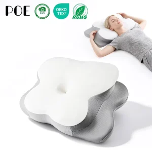 Contour Bed Pillows Memory Foam for Side Back Stomach Sleepers Ergonomic Adjustable Cervical Pillow Support Pro