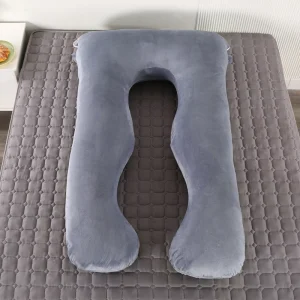 Contoured Cotton Prenatal Pillow Quality Chill Sleeve for Maternity Sleep Aid for Third Trimester Support