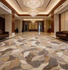 Contract Broadloom Carpet Polypropylene Anti Static Stain Resistant Wide Roll OEM ODM Custom for Fit out Company Long Term
