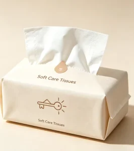 Convenient Pop up Facial Tissues for Easy One handed Extraction