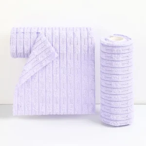Convenient Tear-away Polyester Woven Kitchen Roll Towels Extra Thick Microfiber Oil Absorption Lint-free Dish Drying Cloths