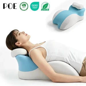 Cool Breathable Sleep Pillow Silent Noise Reducing Deep Sleep Bed Pillow Zero Pressure for Summer Bedroom Bed Use