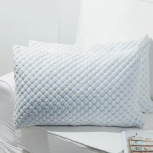 Cooling Bed Pillows for Sleeping Shredded Memory Foam Pillows Adjustable Cool Bamboo Pillow for Side Back Stomach Sleepers