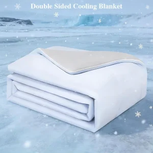 Cooling Blanket for Hot Sleepers Q Max 0.4 Cold Fabric Summer Lightweight Breathable Quilt OEM Custom