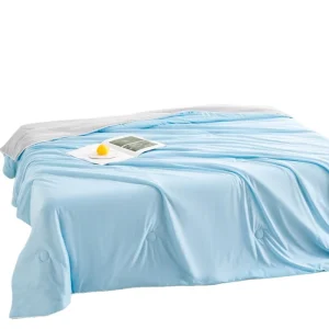 Cooling Duvet for Hot Sleepers Summer Thin Lightweight Breathable Soft Double Sided Washable Quilted Hotel Home Use
