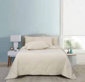 Cooling Fabric Solid Color Customized Heavy Comforter Set