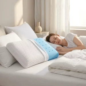 Cooling Gel Infused Memory Foam Pillow Summer Breathable Bed Pillow Factory Direct