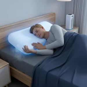 Cooling Heating Pillow Temperature Control Cooling Gel Memory Foam Memory Foam Ice Silk Fabric Pillow