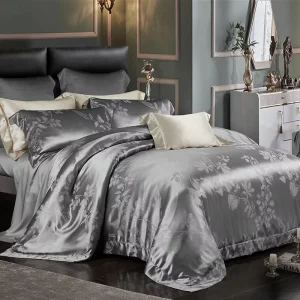 Cooling Printed/Jacquard Customizable Four-Piece Set Bedding Sets Luxury High-Grade Bedsheet