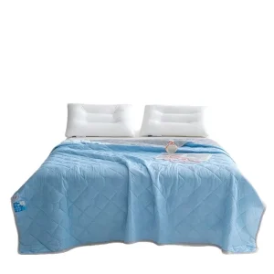 Cooling Silk Printed Summer Quilt Instant Cooling Q Max 0.28 Breathable Reversible Comforter Hotel & Home Use Bedding SRX