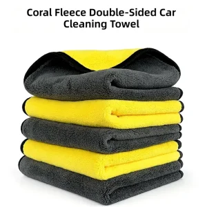 Coral Fleece Eco Friendly Antimicrobial Quick Dry Car Towel Super Soft Absorbent Drying Car Cleaning for washing