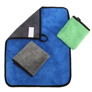 Coral Fleece Microfiber Car Wash Towel Super Absorbent Lint Free Car Drying Towel Scratch Free Car Cleaning Towel for Auto Use