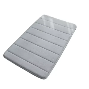 Coral Velvet Memory Foam Bath Mat Soft Quick Drying Non Slip Floor Mat for Home and Hotel Use