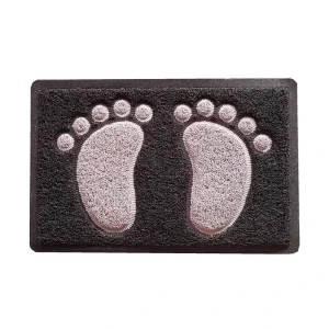 Corrosion resistant Vinyl Flooring PVC Backed Foot Joint PVC Soft Coil Logo Door Mat
