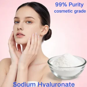 Cosmetic grade Polymer Hyaluronic Acid Powder High Viscosity Hyaluronic Acid Sodium Powder Raw Material