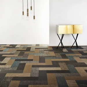 Cost Effective Modern Vinyl PVC Carpet Tiles Adhesive Waterproof Stain Resistant for Bedroom Home Office Living Room Decor