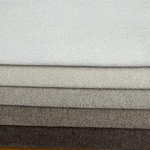 Cost Effective in Stock Low Minimum Order Polyester Woven Chenille Velvet Fabric Dyed Upholstery Textile for Furniture