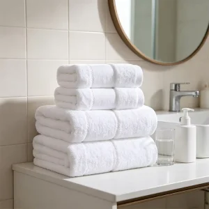 Cotton Anti Bacterial Bath Towel Set Deodorizing Quick Dry Soft Home Gym Shower Towel