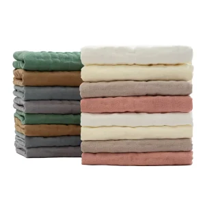 Cotton Baby Face Towel Machine Washable Durable Soft Absorbent Newborn Washcloth Multi Use for Bathing Burping Saliva Wipe