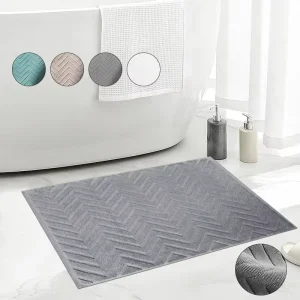 Cotton Bath Mat Towels Highly Absorbent Bath Mats for Bathroom Soft Bath Mats